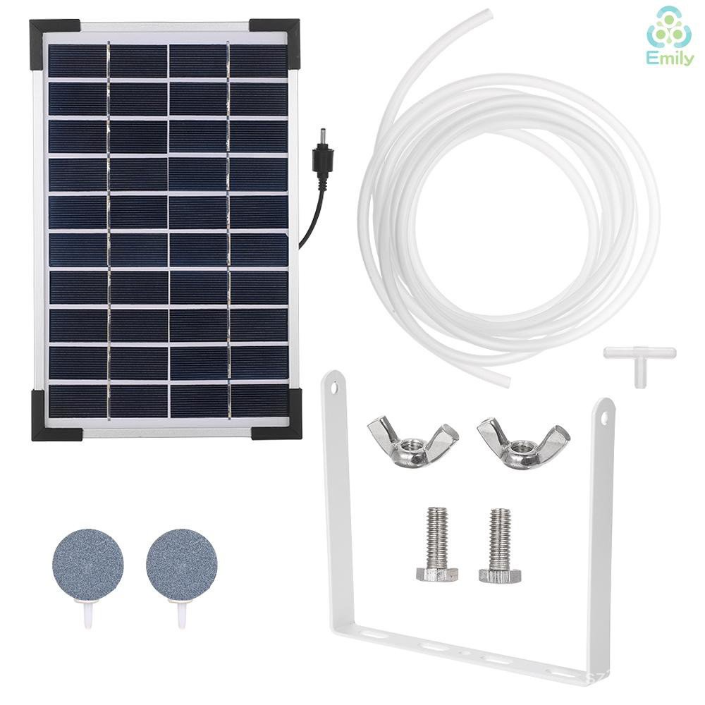 Boutique[Emily]Solar Oxygen Pump Fish Tank Oxygenator Aquarium Oxygen