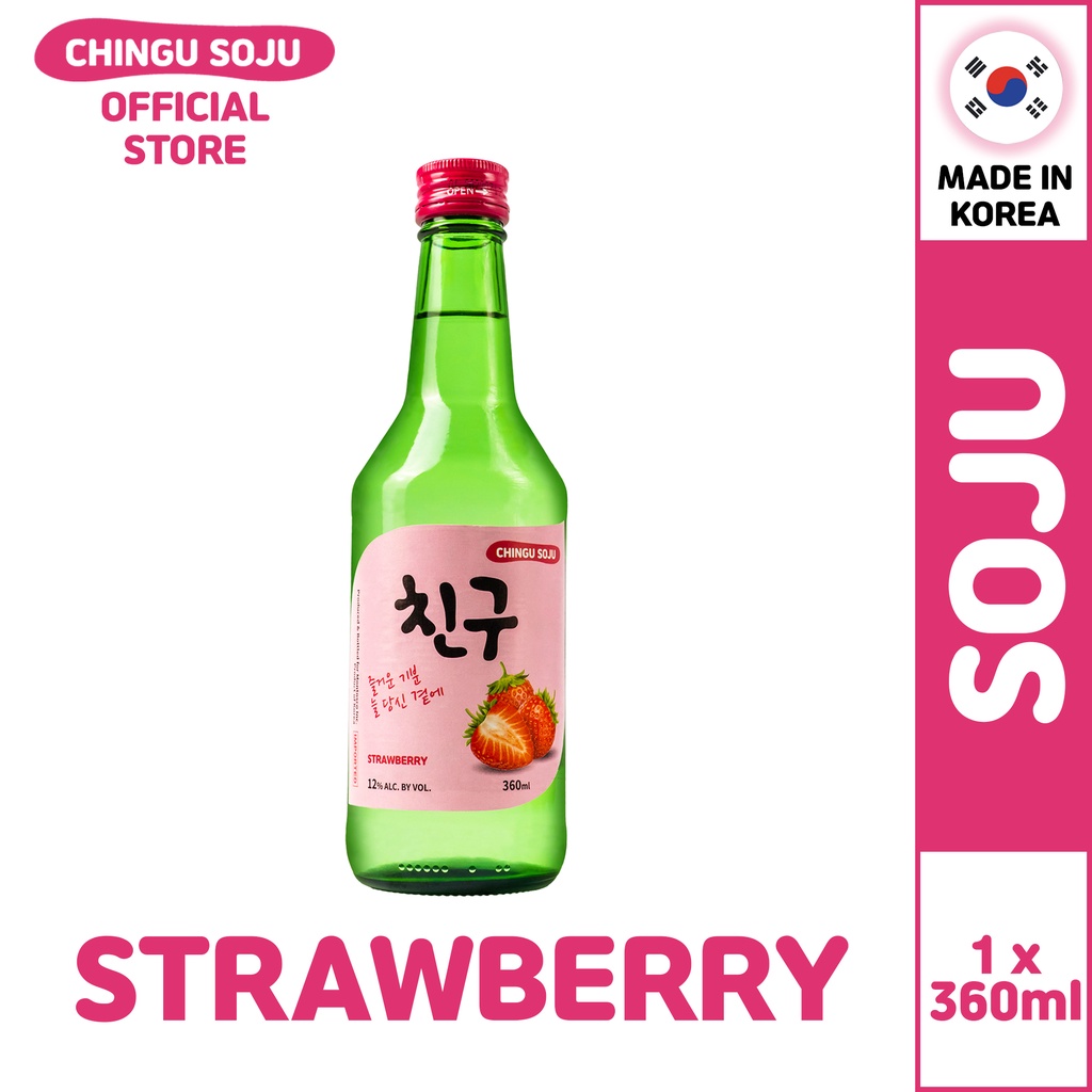 Chingu Soju Strawberry 360ml Shopee Philippines