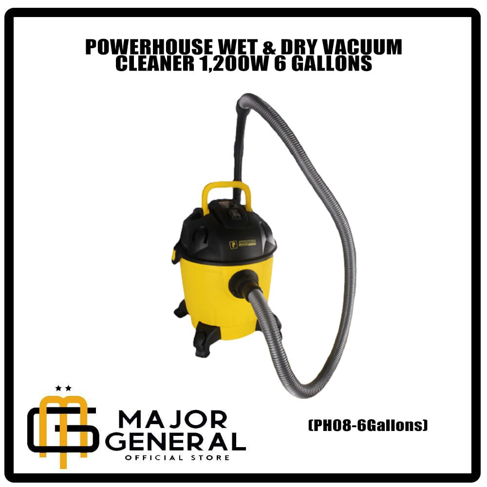 POWERHOUSE WET & DRY VACUUM CLEANER 1,200W 6 GALLONS (PH086Gallons) Shopee Philippines