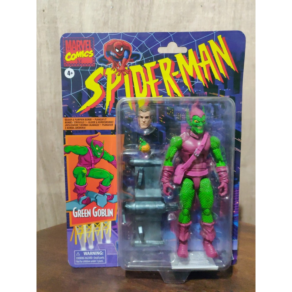 Marvel Legends SpiderMan Retro Collection Green Goblin Shopee