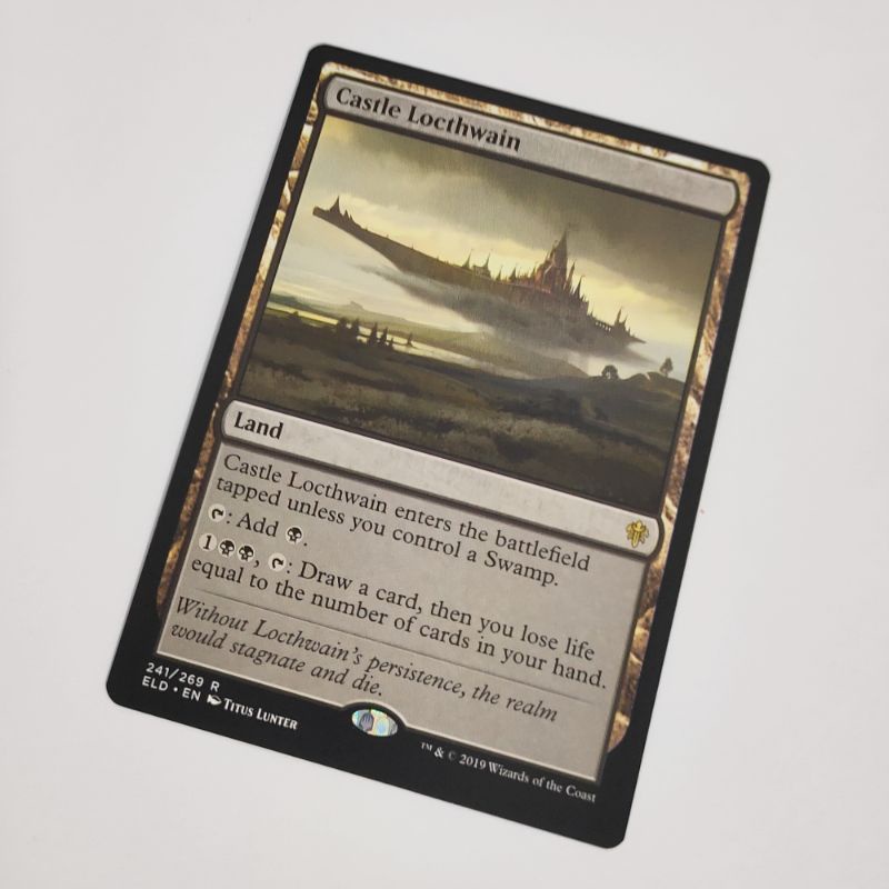 MTG Card CASTLE LOCTHWAIN Magic the Gathering Trading Card Game Land