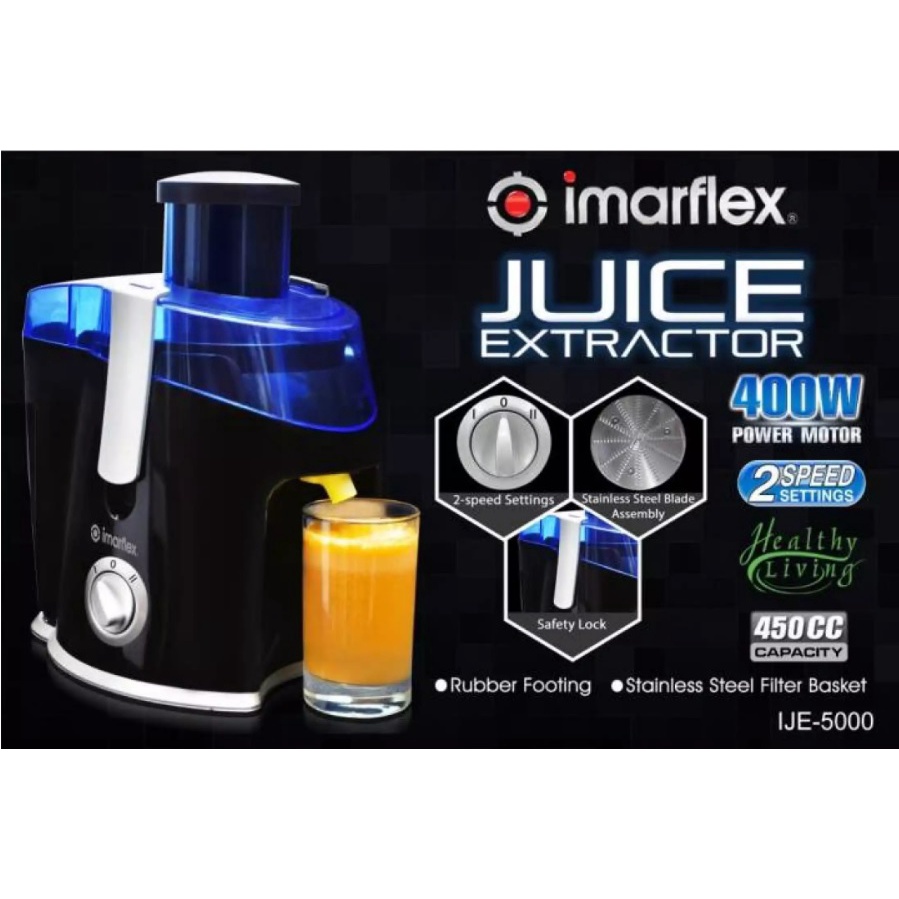 Imarflex IJE5000 Electric Juicer 450 ML Juice Extractor IJE5000
