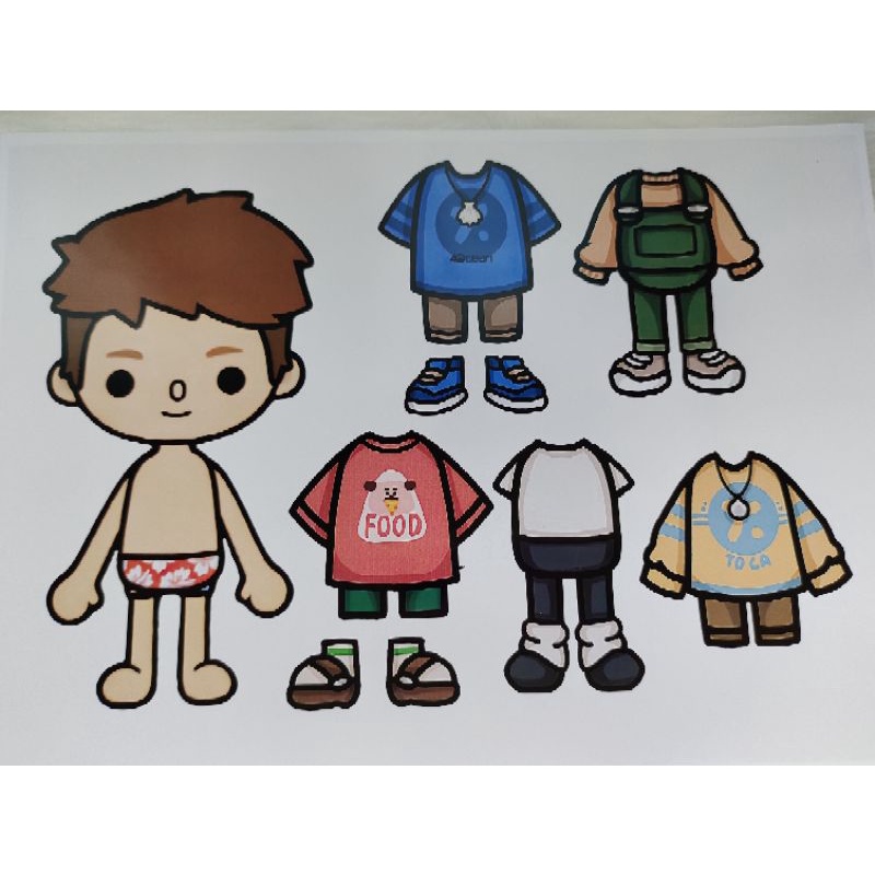 TOCA BOCA PAPERDOLL BOYS Shopee Philippines