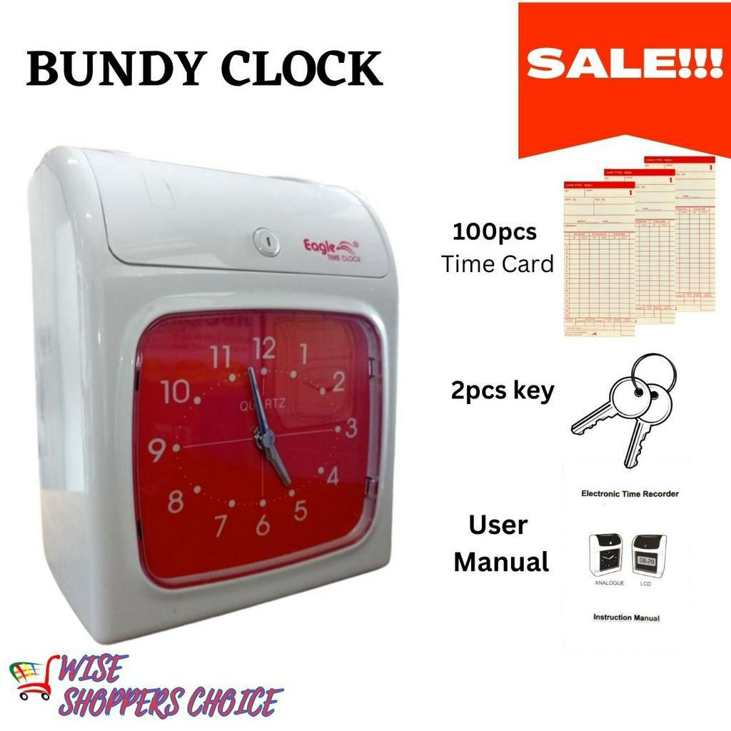 NT3600 Eagle Time Bundy clock time recorder Machine with free time