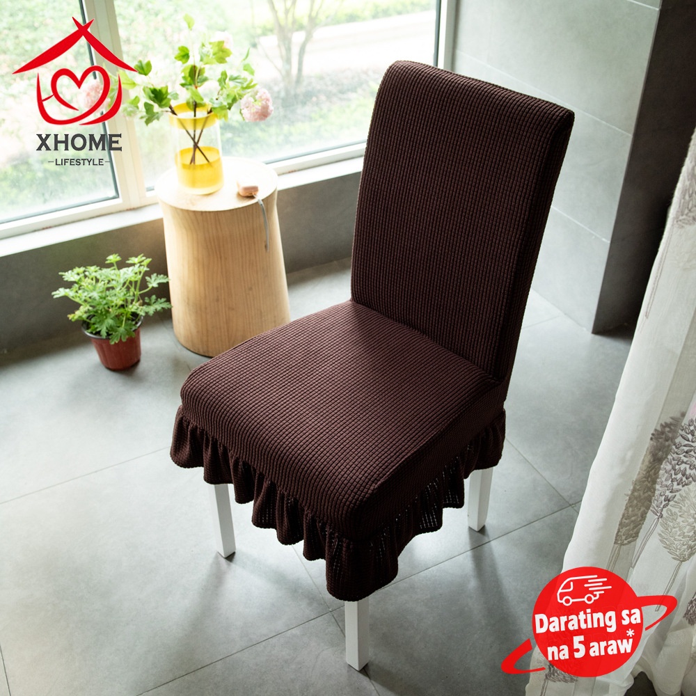 Xhome【PH Stock+COD 】Dining Chair seat cover universal Waterproof