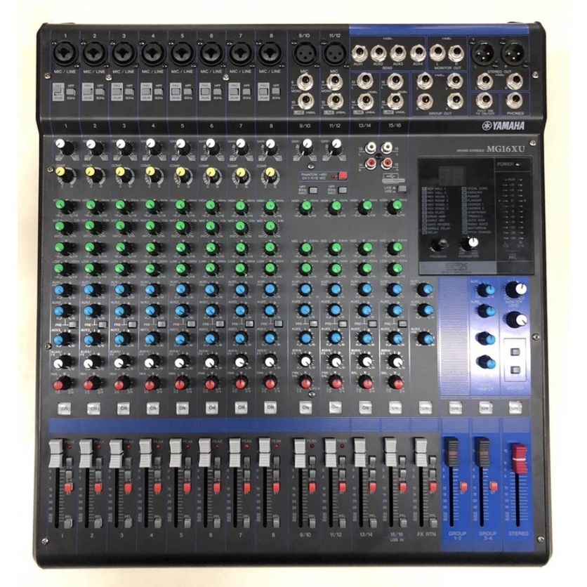 Yamaha Mixer MG16XU 16 Channel Stereo Mixer Professional Mixing Console