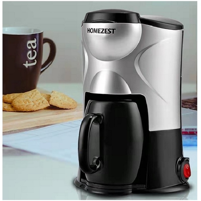 HOMEZEST Mini Electric Coffee Maker Machine Drip Coffee Maker Single