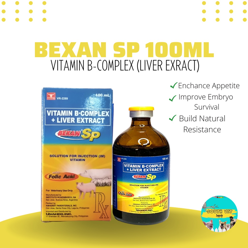 [SOUTH VET] 1pc Bexan SP Vitamin + Liver Extract 10mL
