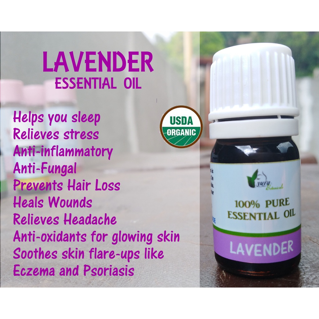 Lavender Essential Oil for relaxation, anxiety, insomnia, allergies