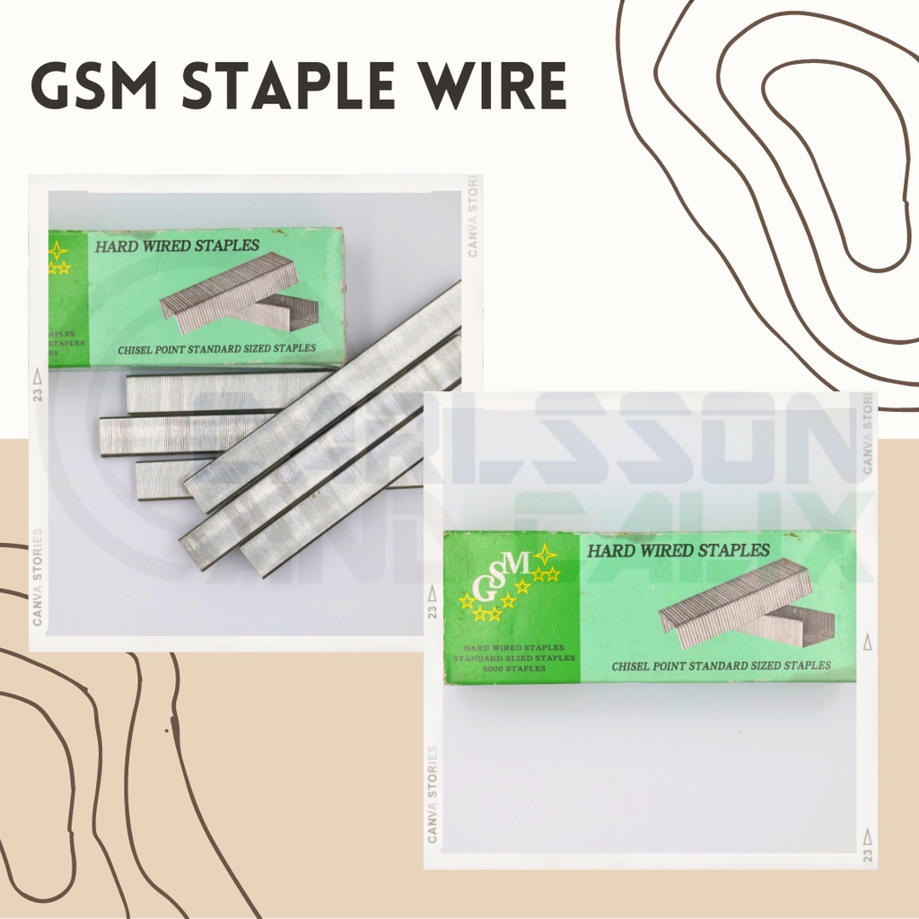Staple wire (Hard wired Staples 35) GSM Shopee Philippines