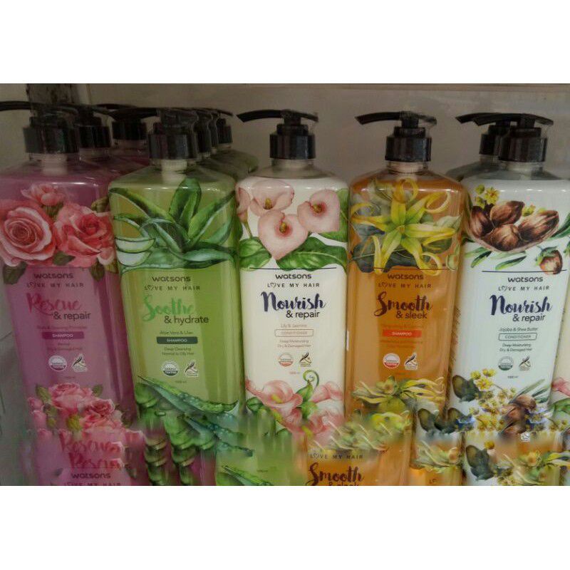 Watsons Love my hair Shampoo And Conditioner Shopee Philippines