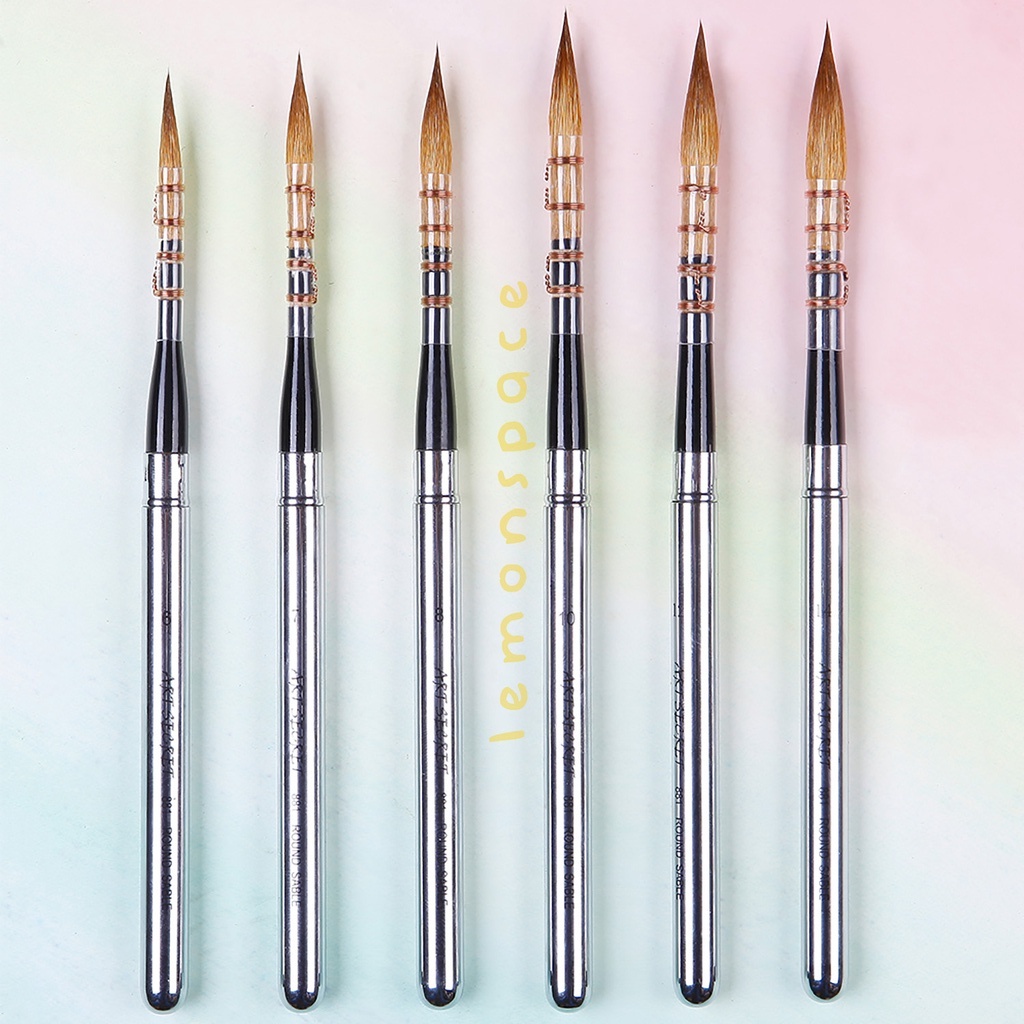 SABLE SQUIRREL TAKLON Collapsable Travel Mop Watercolor Paint Brush Art