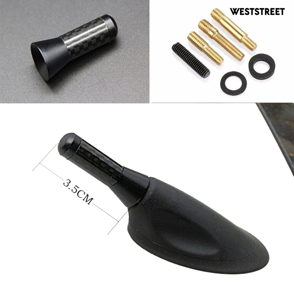 3.5CM Carbon Fiber Car Short Antenna Shopee Philippines