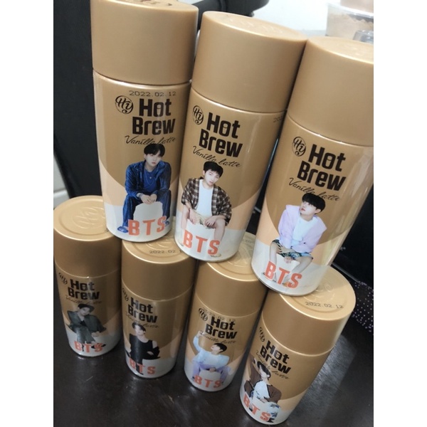 BTS Cold Brew and Hot Brew Coffee with Free Smart x BTS merch for set