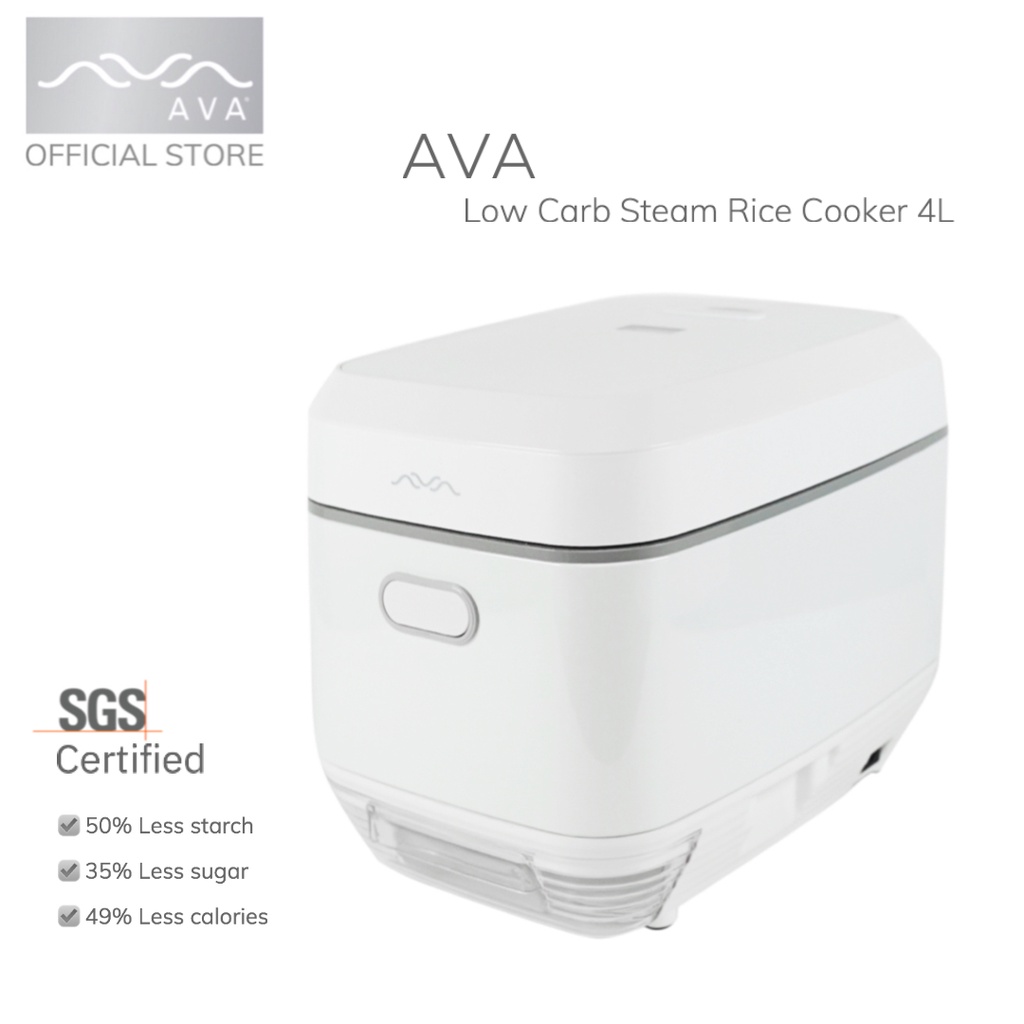 AVA Low Carb Steam Rice Cooker 2L/4L low sugar, desugarizing, Starch