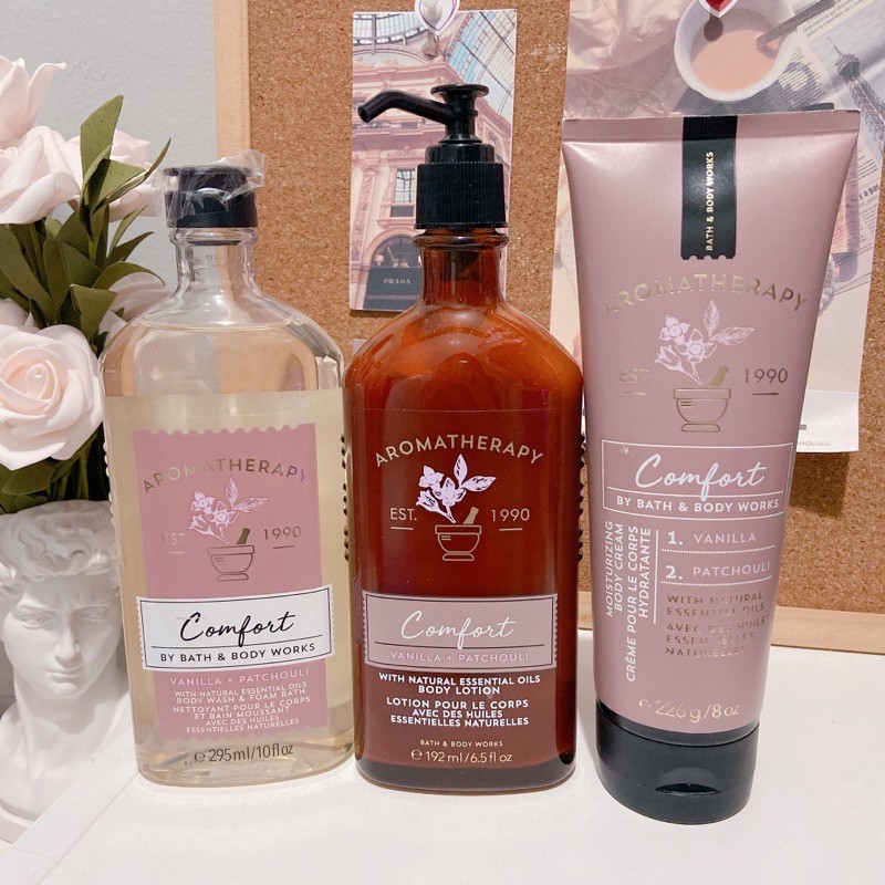 Aromatherapy Comfort (Vanilla + Patchouli) Bath & Body Works