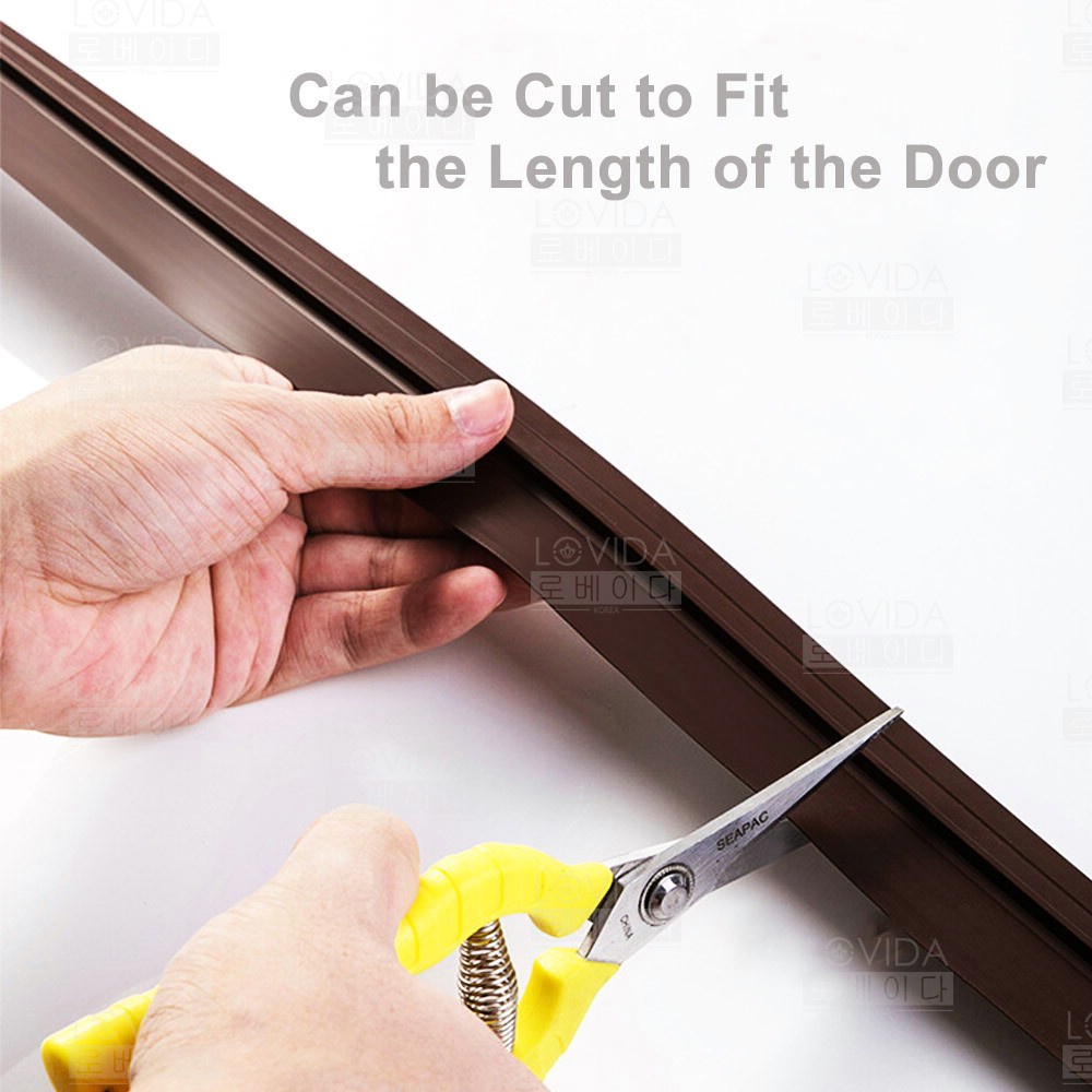 PRADO 1M Magic Door Gap Bottom Seal Guard Blocker Divider Gap PVC Strip