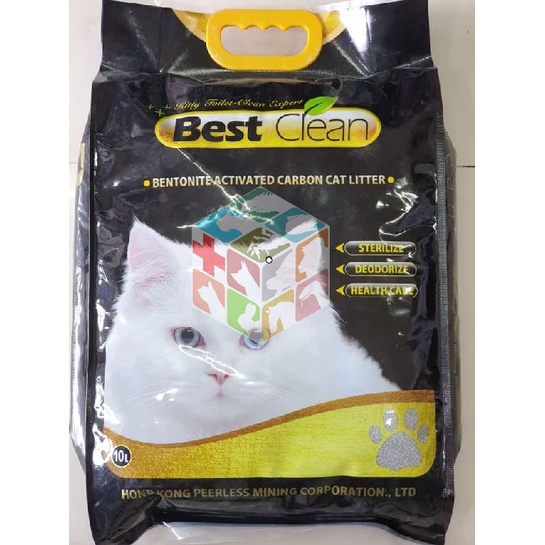 Best Clean 10L Cat Litter Clumping BENTONITE Sand 10L Lemon Lavender