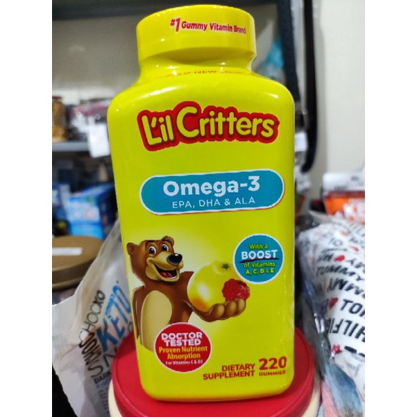 Lil Critters Omega3 ( 220 GUMMIES) Shopee Philippines