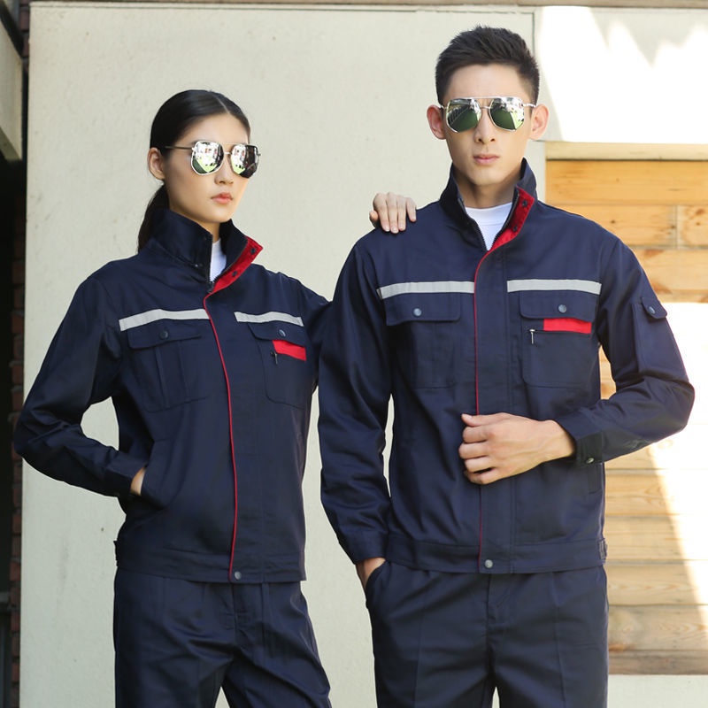Unisex Safe Safety Work Jacket Reflector Long Sleeve Men Women Work Uniform Protectionclothing