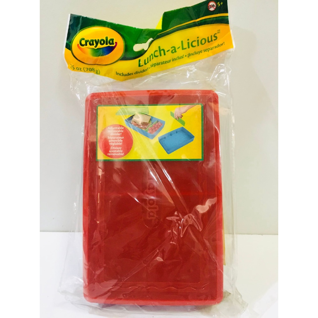 Crayola LunchaLicious Sandwich Snack Box Red Shopee Philippines