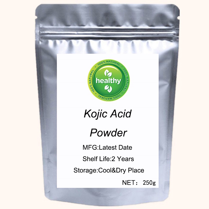 Pure Kojic Acid 99.9 Powder for Skin Whitening and Inhibiting Melanin