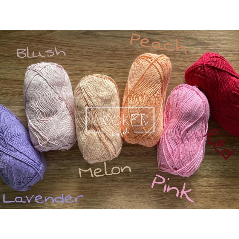 100 Cotton Crochet / Knitting Yarn Shopee Philippines