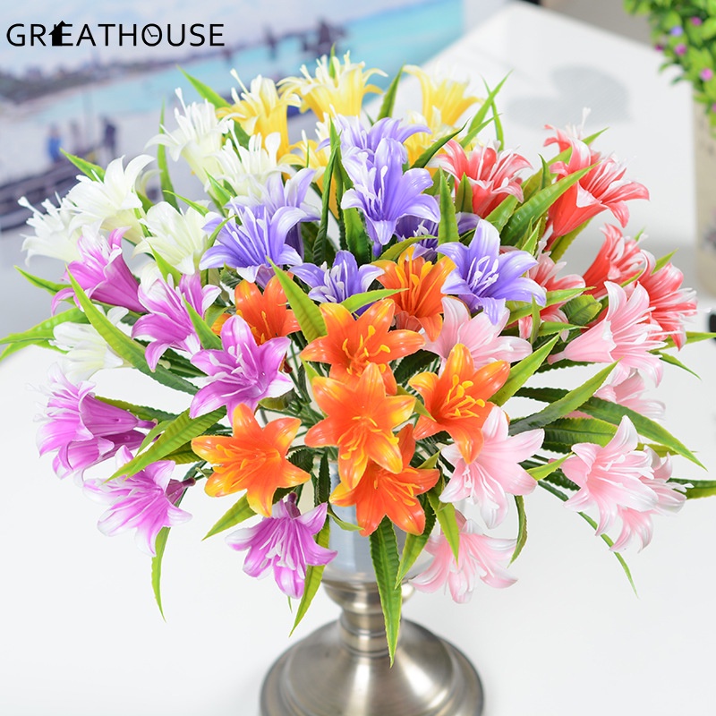 [Featured] [ Artificial Lily Simulation Fake Flower Decor ][ Lily