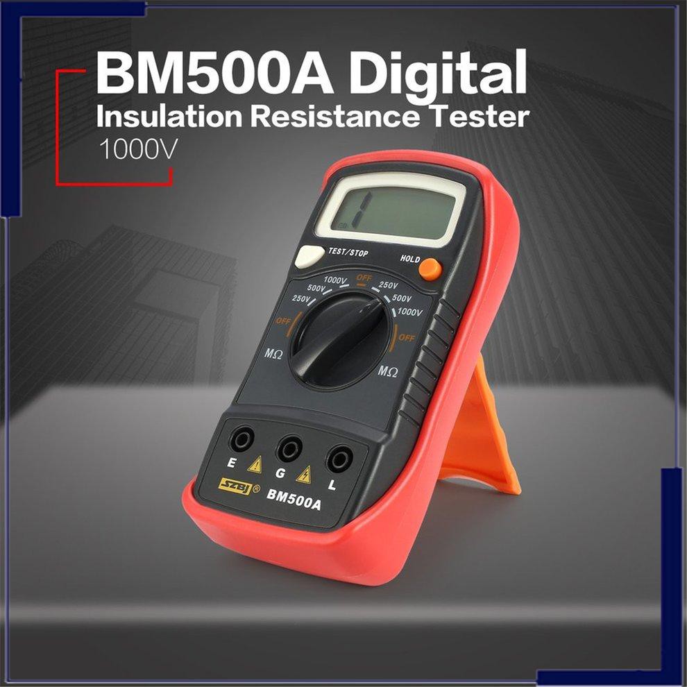 BM500A 1000V Digital Insulation Resistance Meter Tester Megohmmeter