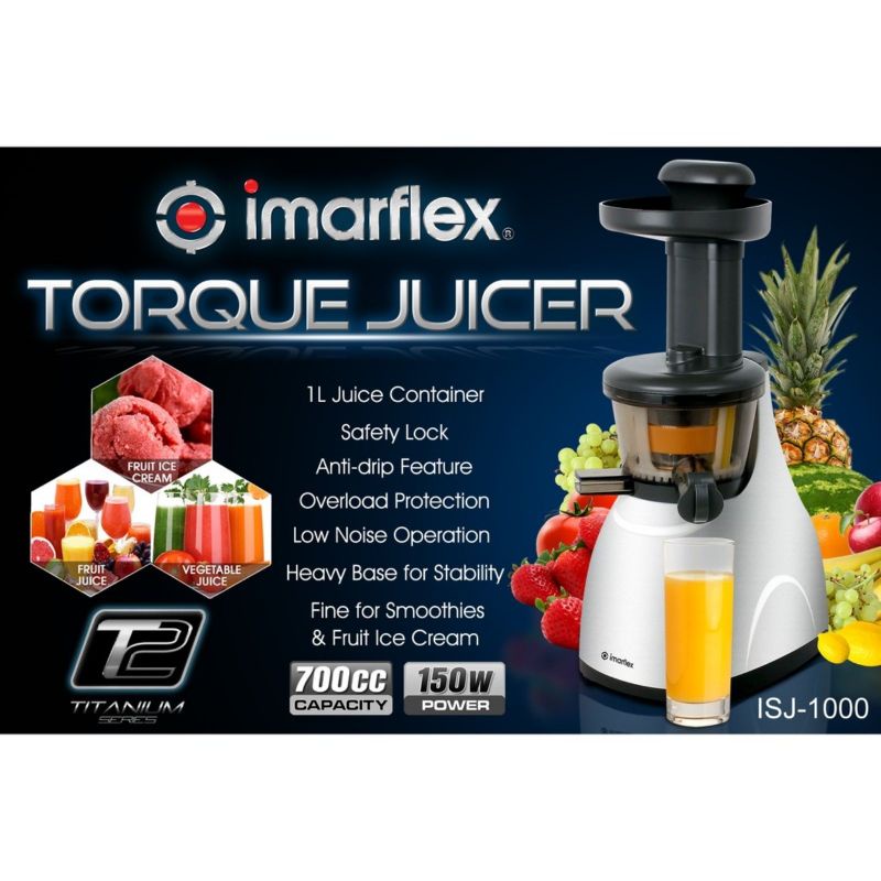 Imarflex Torque Juicer/Slow Juicer ISJ1000 Shopee Philippines