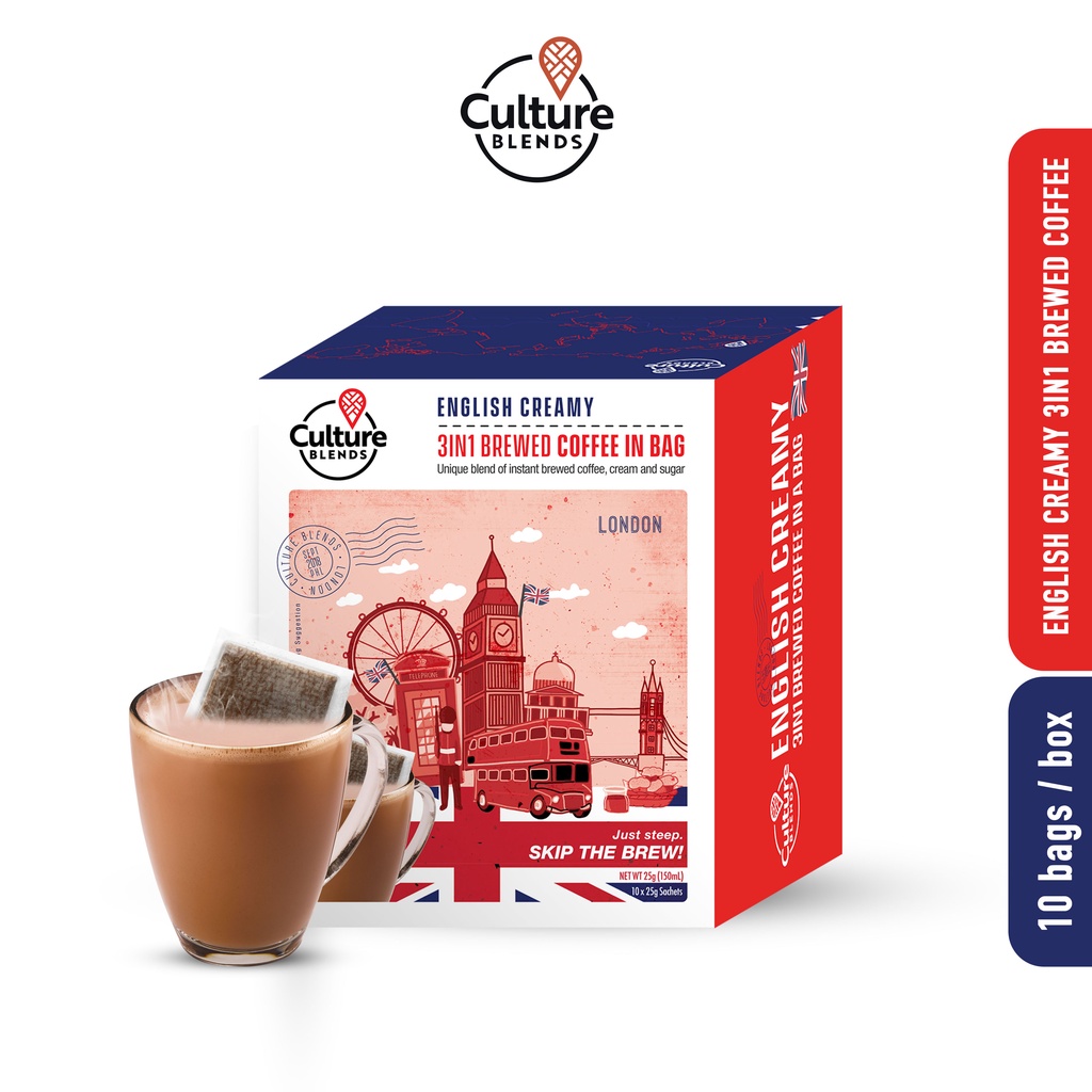 CULTURE BLENDS English Creamy 25g x 10 sachets Shopee Philippines