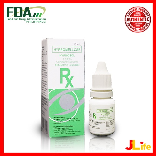 Eye Drops Artificial Tears Eye Care Dry Eyes Itchy Eyes Hyprosol