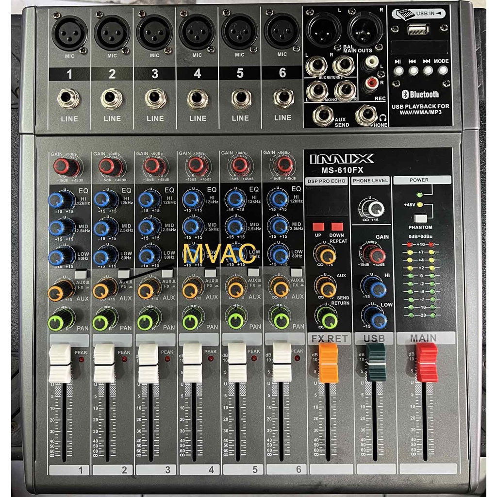 IMIX by Trident MS610FX 6'' Channel Ultra Slim Mixer Shopee Philippines