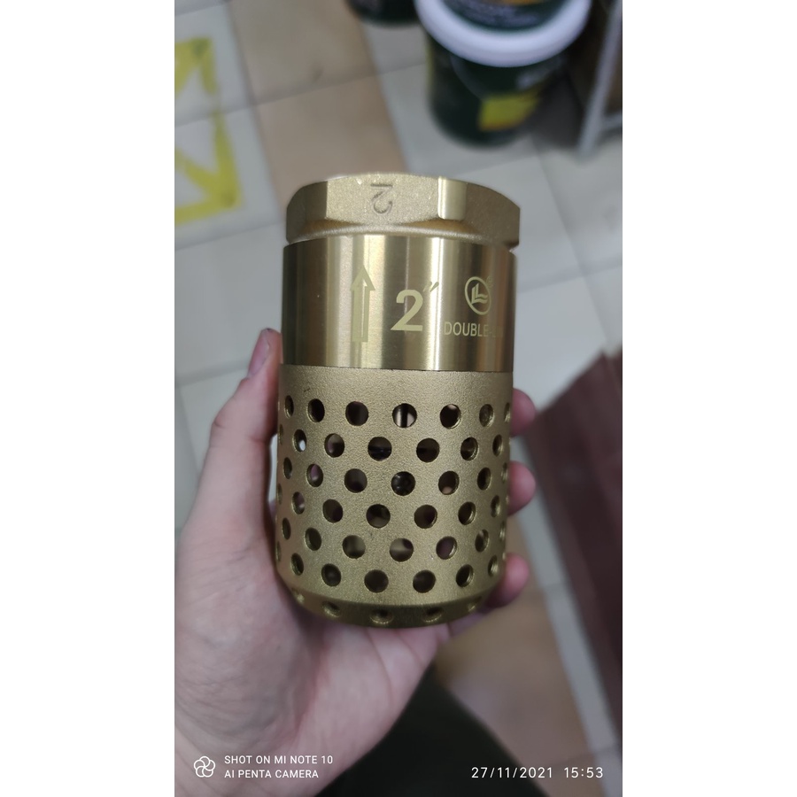 Heavy Duty Brass Foot Valve 2 , 21/2 , 3 or 4 Inch Choose Size