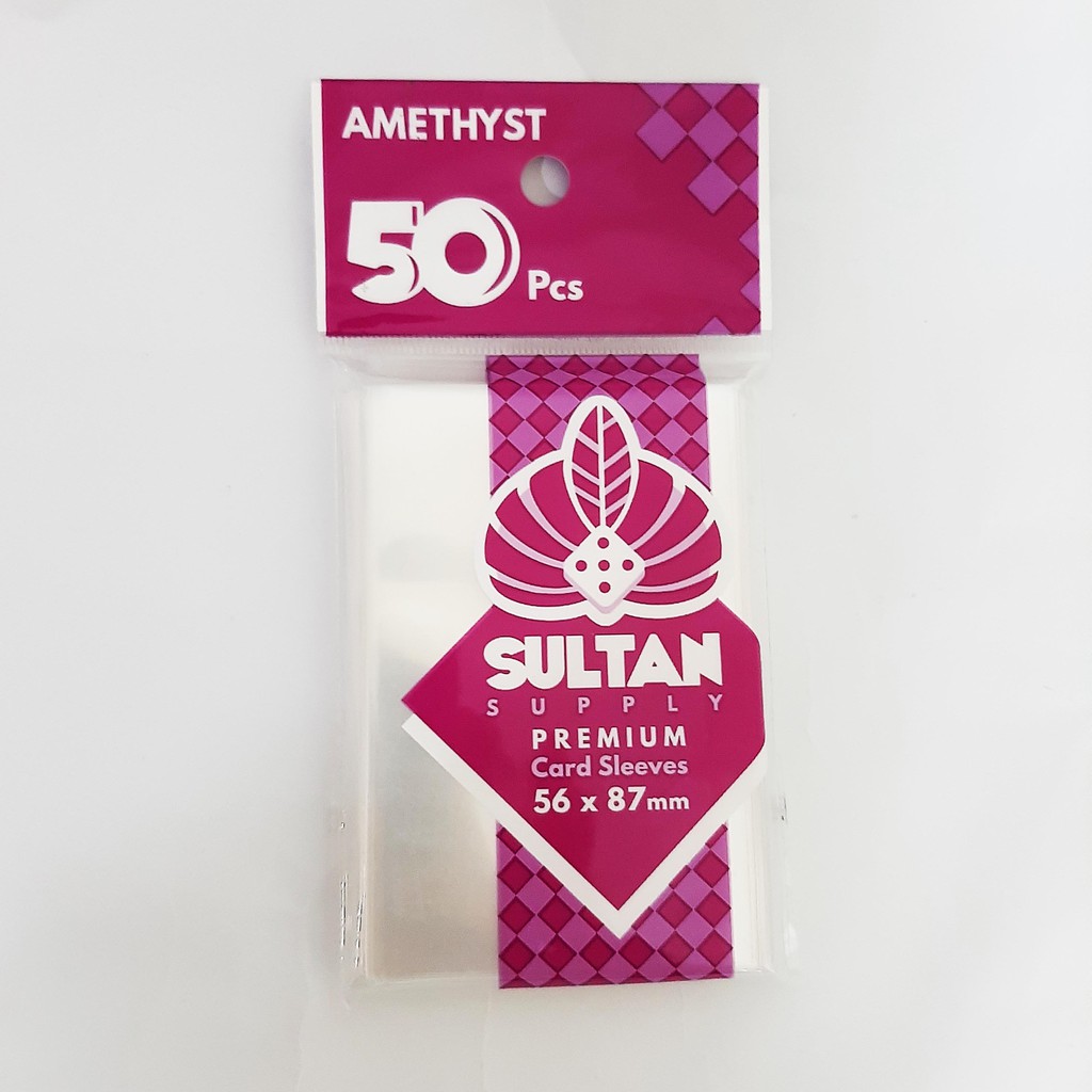 Sultan Supply Premium Card Sleeves Standard Usa Amethyst Size 56mm x
