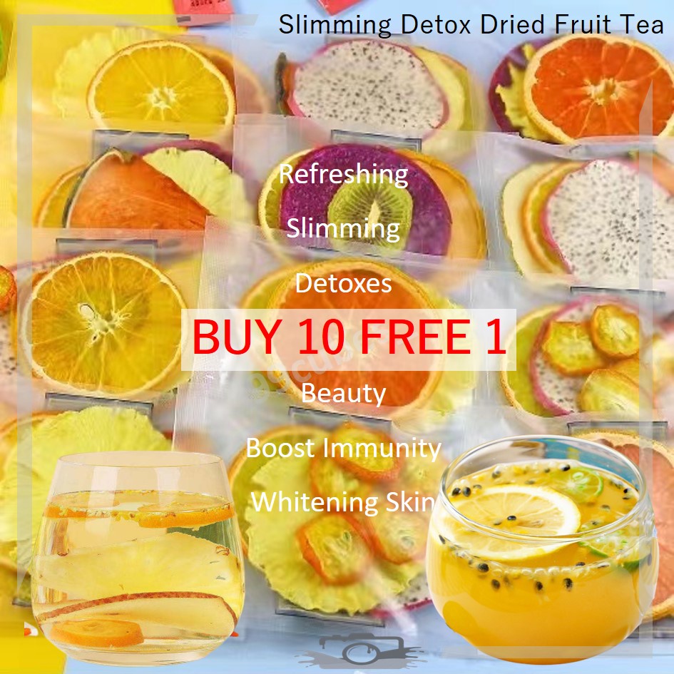 Healthy Beauty Slimming Detox Fresh Dried Fruit Tea Lemon Kumquat Lemon Passion Fruit Beauty Tea
