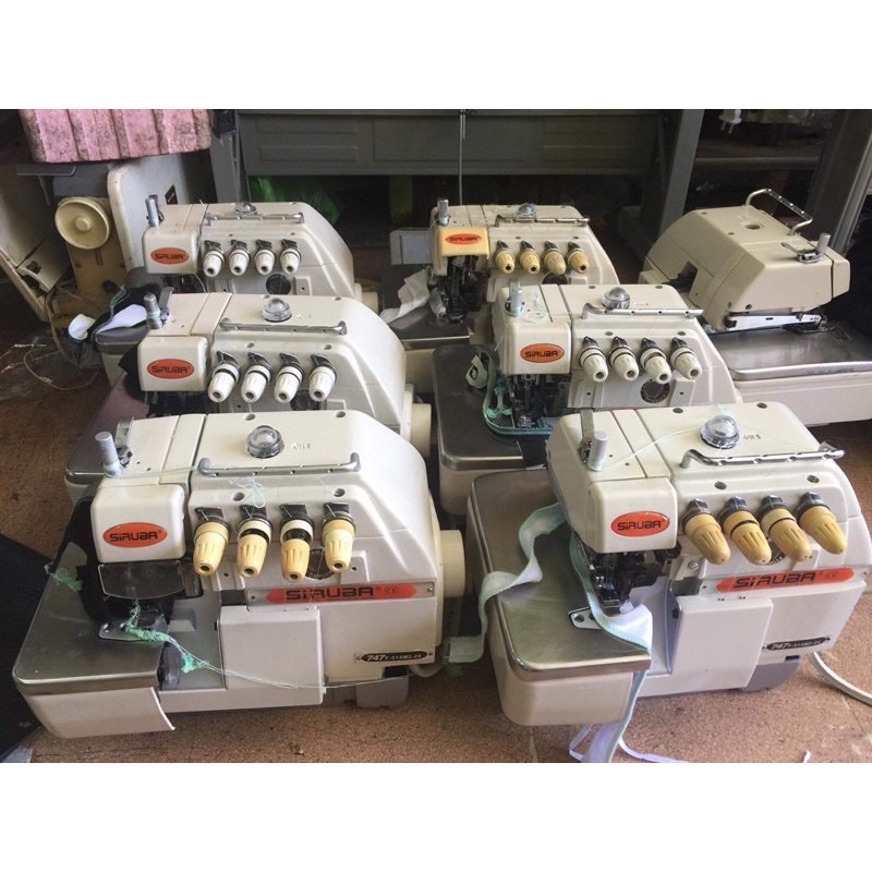 Edging sewing machine, Siruba overlock 4Threads Heavy duty, industrial