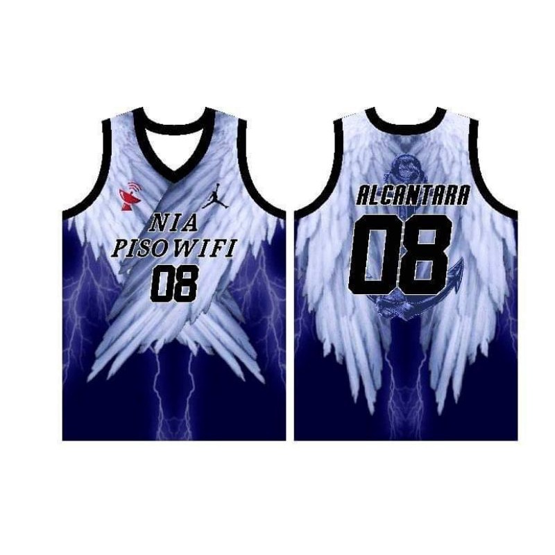 Basketball Jersey Full Sublimation Customized Name and Number Shopee