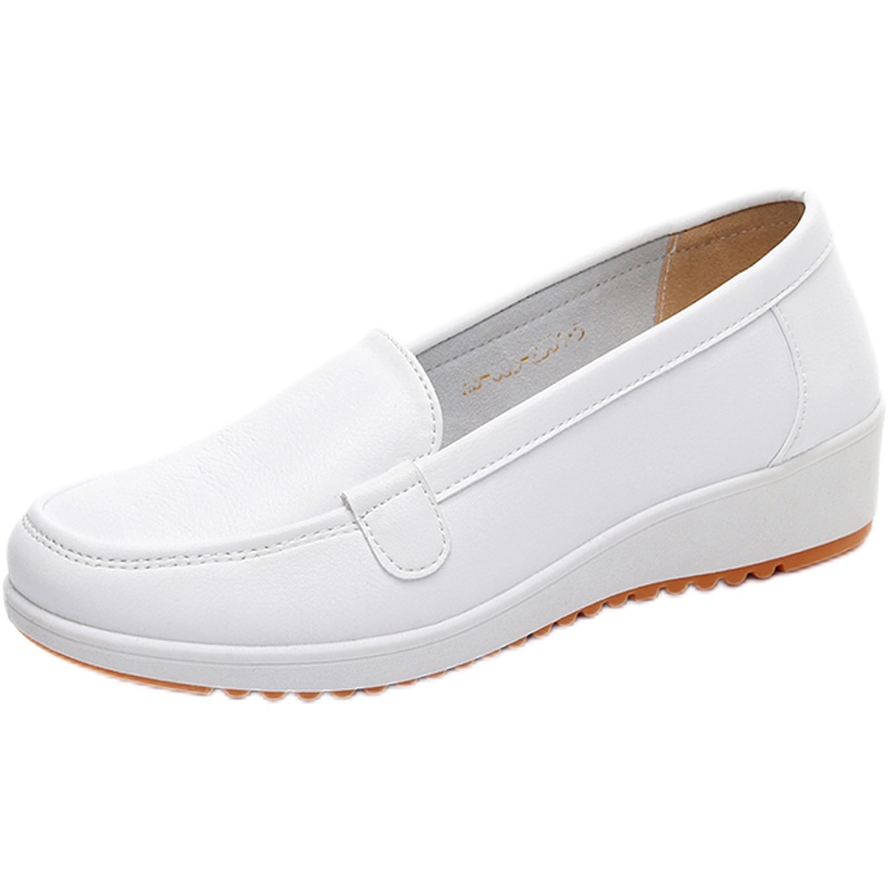 New white nurse shoes black casual summer hospital shoes rocking shoes