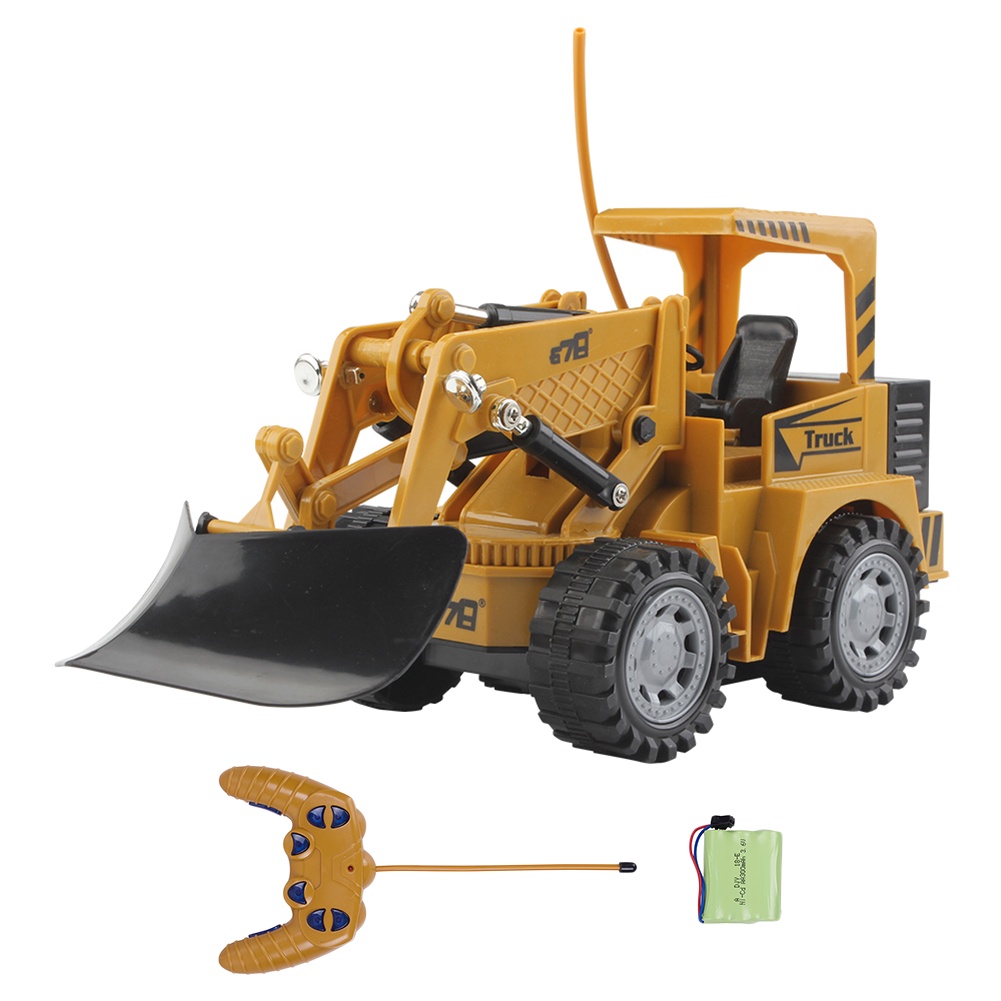 RC Truck Remote Control Snow Plow 6 Channel 2.4G Alloy Snow Sweeper