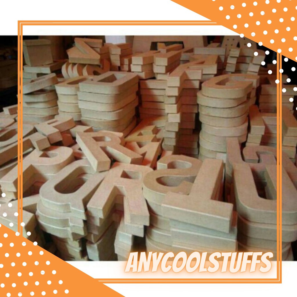 20CM Standee paper mache alphabetical Letters 【Lee】 Shopee Philippines