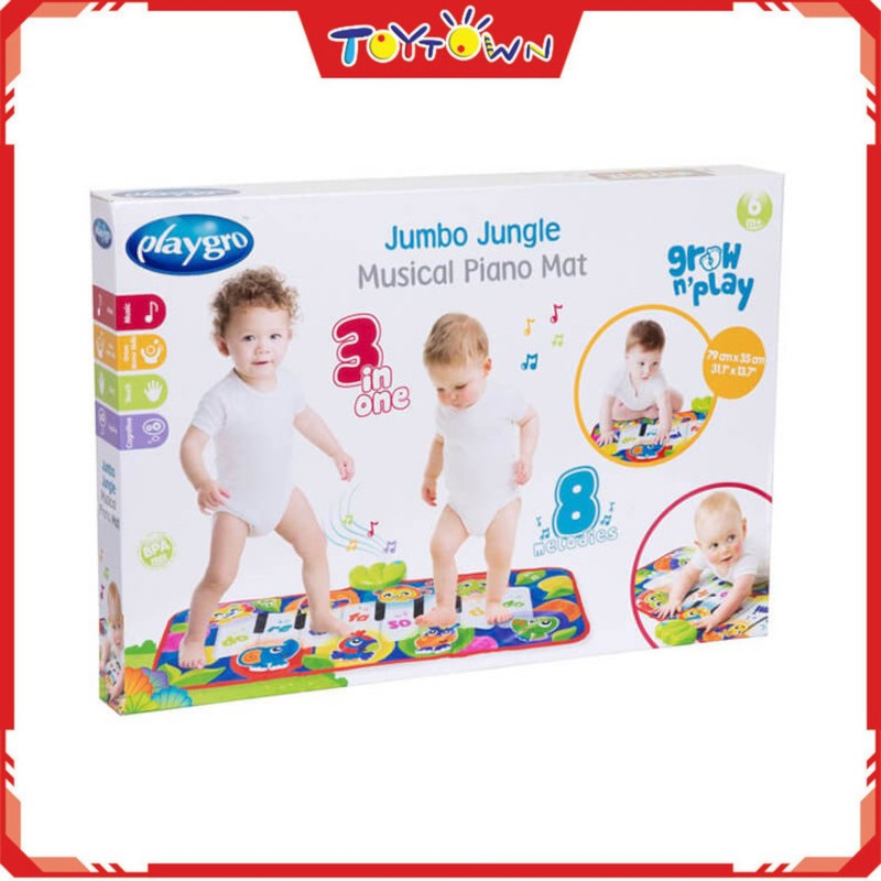 Playgro Jumbo Jungle Musical Piano Mat Shopee Philippines
