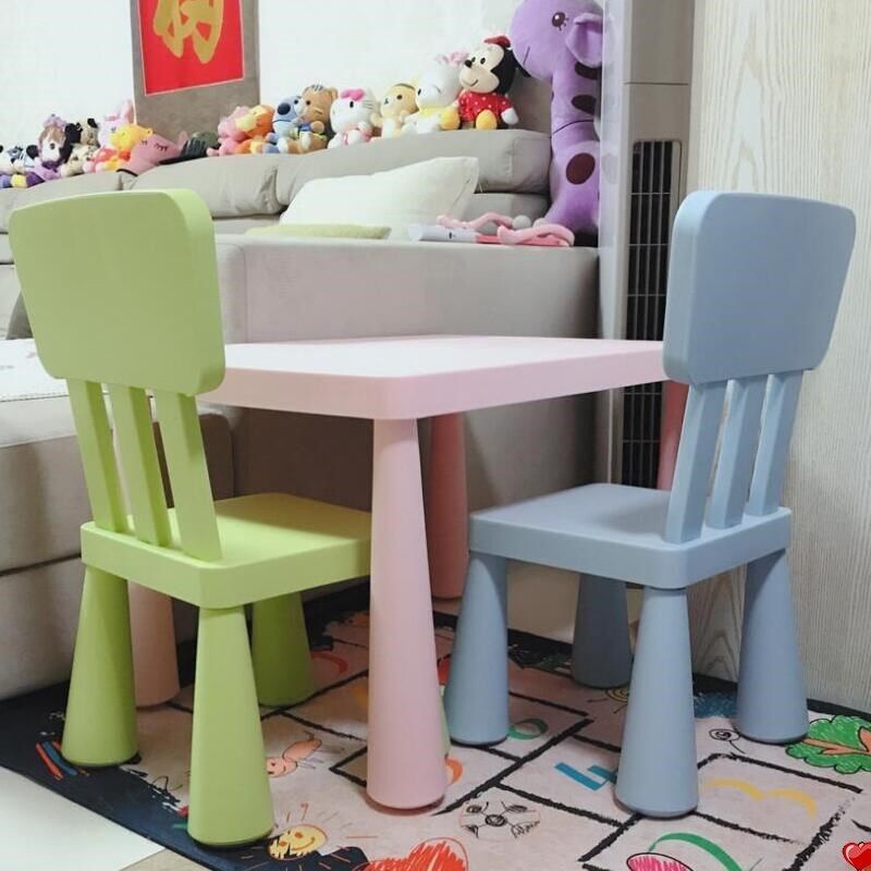 toys☼ Ikea Kindergarten Children's Tables And Chairs Set Plastic Table
