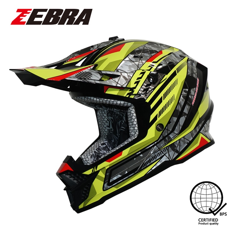 Zebra helmet for motorcycle offroad helemt full face helmet helmet