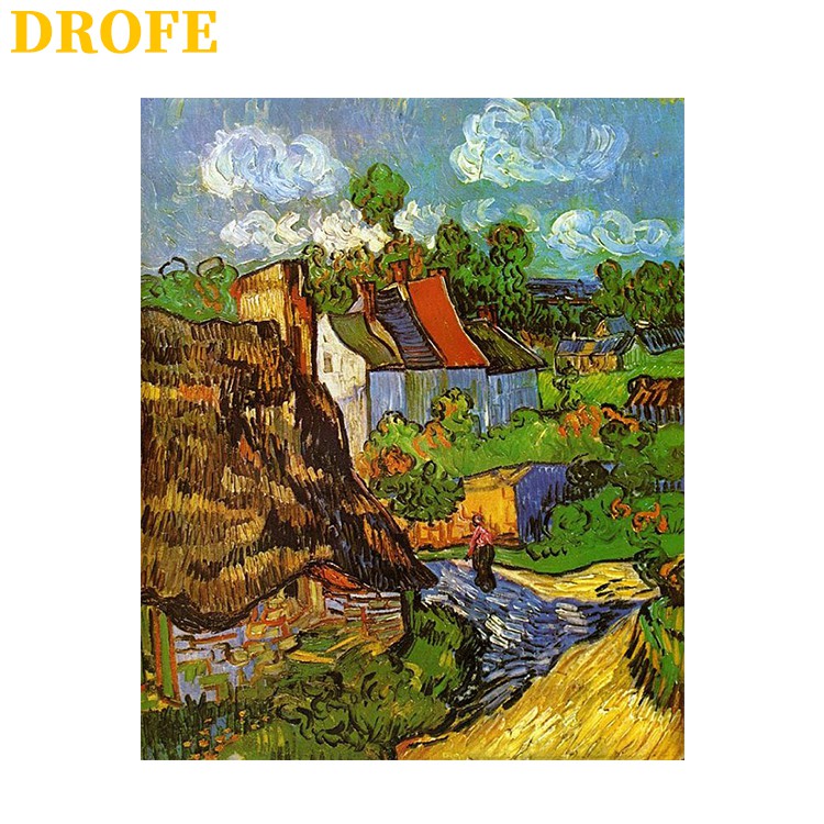 DROFE 40x50cm Van Gogh's Famous Paintings Paint By Numbers Unframed