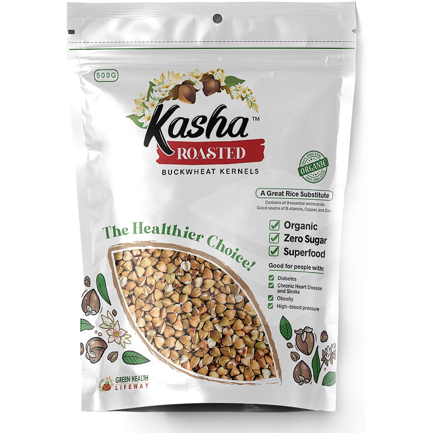 Buckwheat Kernel / Groats Kasha Roasted 10KG Rice Substitute Shopee