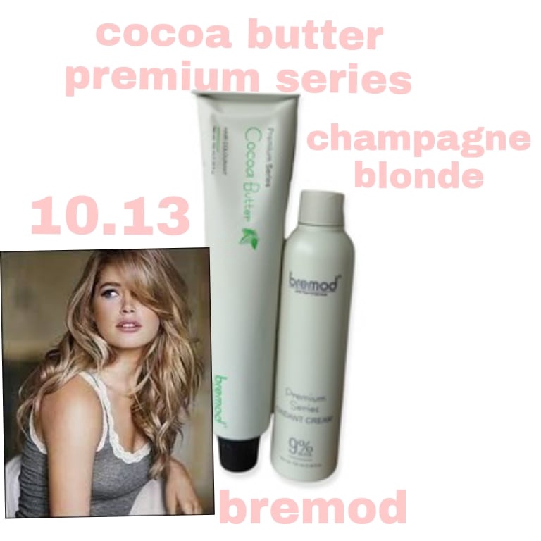 BREMOD PREMIUM SERIES COCOA BUTTER HAIR COLOR WITH OXIDIZER (10.31