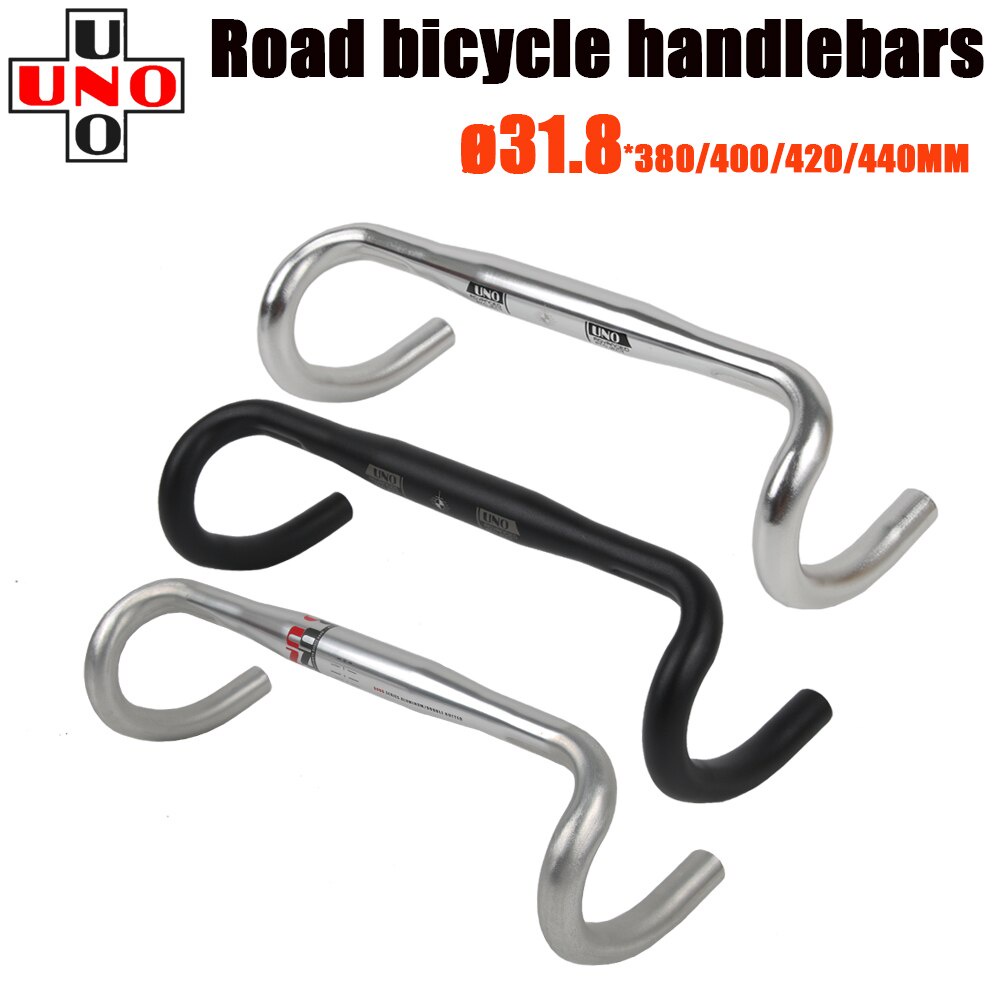 UNO Handlebar CR12/CR21/FL12 Bicycle Handlebar Bike Drop Bar Road Bike Handlebar 360/380/400/420
