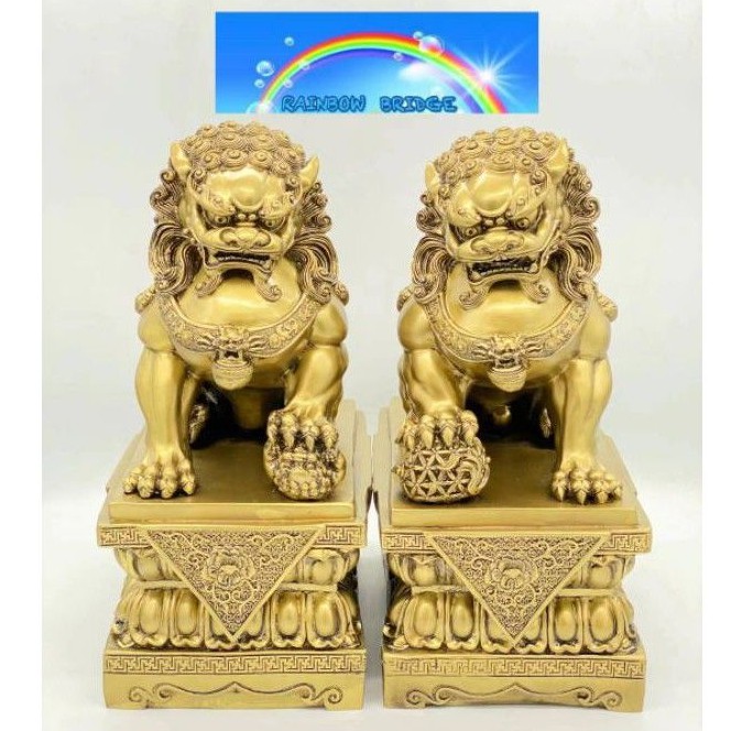 FU DOGS (New2PcsBIGBrass Colors) SIZE H45cm 662 Shopee Philippines