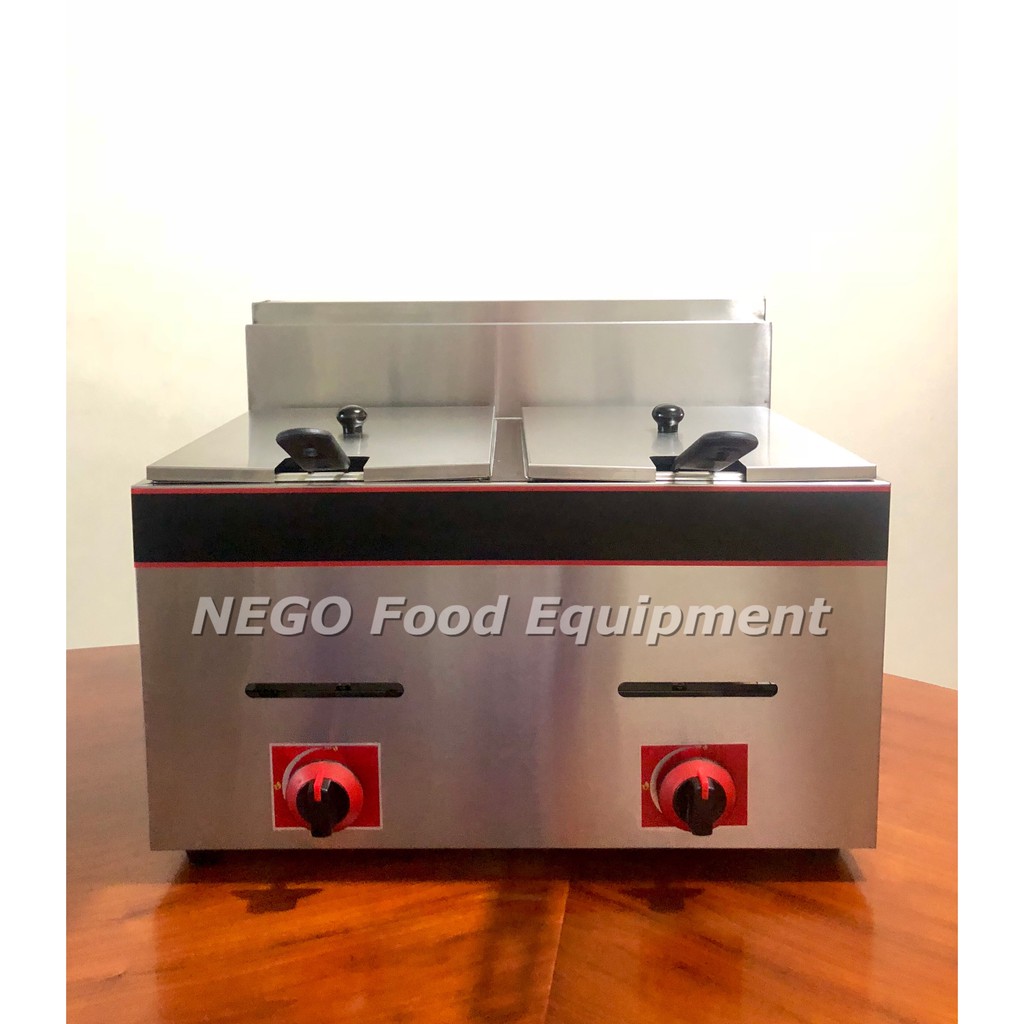Commercial Double Gas Deep Fryer Heavy Duty Shopee Philippines